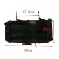 Tcmt Black Motorcycle Replacement Radiator Water Cooler Cooling Fit For Suzuki Dl650 Dl 650 V-strom 2004 2005 2006 2007 2008