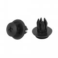 Uxcell 24pcs Bumper Wheel Arch Plastic Rivet Clip 10mm
