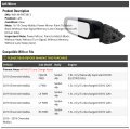 Marketplace Auto Parts Left Driver Side Power Mirror Paint To Match Without Heated Glass Turn Signal Memory And Lane Assist