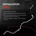 A-premium A C Liquid Line Hose Assembly Compatible With Chevrolet Silverado 1500 2014-2018 Cheyenne 2014 Gmc Sierra Condenser