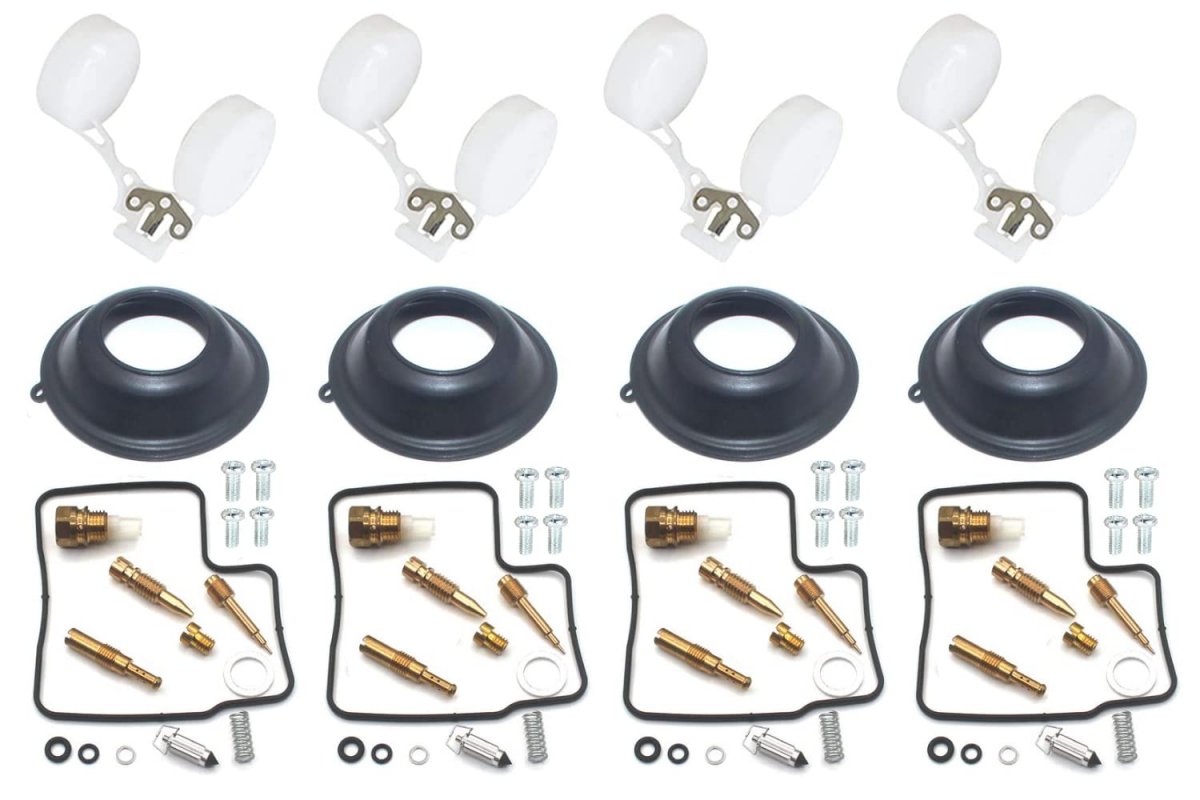 Carburetor Rebuild Kit For Honda Xl650v Transalp 2000 To 2006 Xl650 V Motorcycle Fuel System Repair With Float Diaphragm 4 Set
