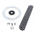 1987 1988 Fits Yamaha Yfz350 350 Banshee O Ring Chain And Sprocket Silver 13 40 104l
