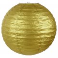Topaaa 12 Inch Gold Paper Lantern Chinese Japanese Lamp Shade Set Of 5 Gold 