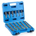 Omt 150pc Oil Drain Plug Repair Kit 150 Piece Metric Pan Thread With Crush Washers Taps Plugs And Carry Case Rethreading Tools 