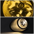 Auto Dynasty Compatible With Tundra Sequoia Pair Of Bumper Round Driving Fog Lights Switch Amber Lens