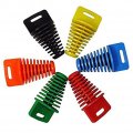 Tdpro 2pcs Muffler Tail Pipe Exhaust Silencer Wash Plug Bung For Motorcycle Dirt Bike 34-62mm Yellow