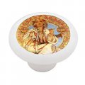 Gotham Decor Slavia By Mucha Ceramic Drawer Knob 