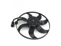 Left Driver Side A C Condenser Fan Assembly For 2005-2012 Volkswagen Jetta Up To 03 05 2012
