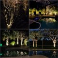 Outdoor Low Voltage Landscape Light 50 Watt Halogen Spotlight 12 Volt Flood 3000k Warm White With Connector And Stake 120 