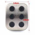 Fsfy Car Parking Brake Pedal Pad Cover Stainless Steel Emergency Fit For Mercedes Benz Dodge Challenger Charger Magnum Chrysler