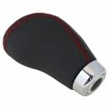 Bashineng Shift Knob 5 Speed Leather Transmission Manual Shifter Gear Stick Shifting Lever Fit Most Cars Truck Suv Vehicles 