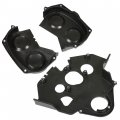 Waltyotur 3pcs Upper Lh Rh Lower Engine Timing Belt Cover Replacement For Kia Sorento 2003-2006 635-137 635-540 635-530