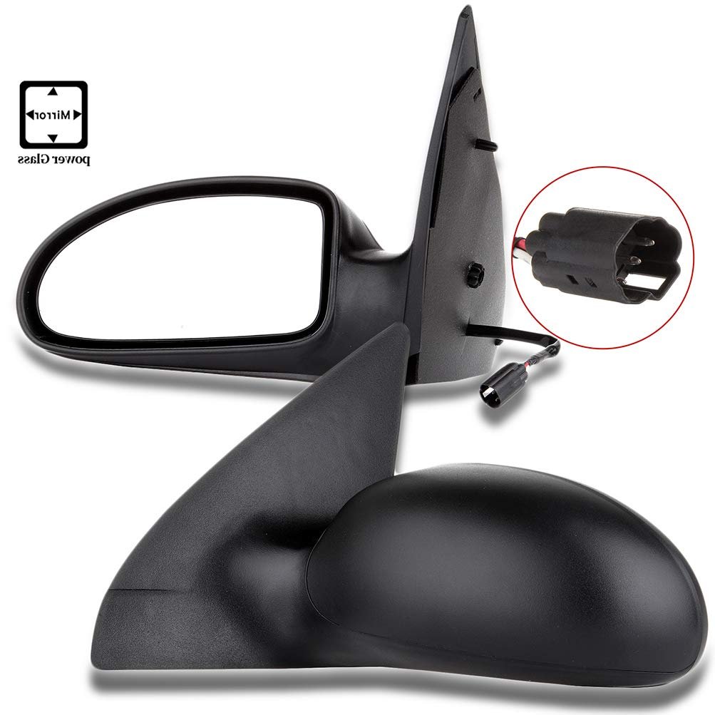 Black Right Side Mirror Fit For 2000-2007 Ford Focus Textured Glass Non-folding Non-heated