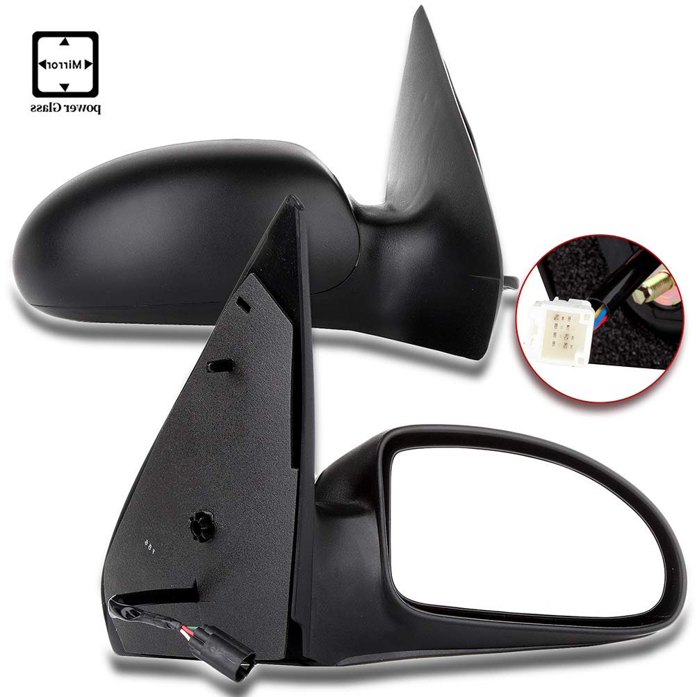 Black Right Side Mirror Fit For 2000-2007 Ford Focus Textured Glass Non-folding Non-heated