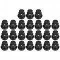 Uxcell 24 Pcs Wheel Lug Nut Covers No 21011331 For Chevrolet Camaro 1997-2001 Saturn Sc1 1994-2002 Truck Cap 24mm Black Anti