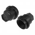 Uxcell 24 Pcs Wheel Lug Nut Covers No 21011331 For Chevrolet Camaro 1997-2001 Saturn Sc1 1994-2002 Truck Cap 24mm Black Anti