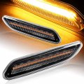 Eparts Led Turn Signal Side Marker Lights For 2012-2017 Mini Cooper R60 R61 Black Yellow 