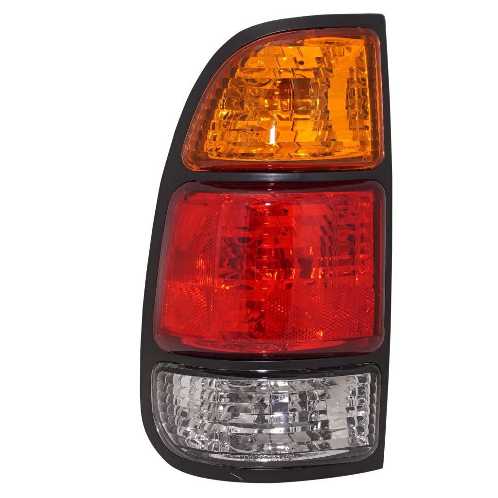 Tail Light Assembly Driver Side For 2000 2006 Toyota Tundra Includes Bulbs To2800129 81560 0c010 Halogen Amber Clear And Red