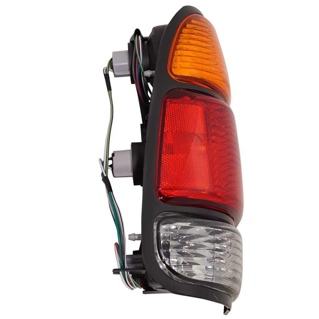 Tail Light Assembly Driver Side For 2000 2006 Toyota Tundra Includes Bulbs To2800129 81560 0c010 Halogen Amber Clear And Red