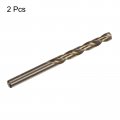 Uxcell 2pcs 8 4mm Drilling Dia Straight Shank High-speed Steel Cobalt Metric Twist Drill Bit Rotary Tool