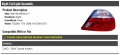 Right Passenger Side Tail Light Assembly Compatible With 2003-2004 Toyota Avalon
