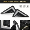 Sautvs Led Turn Signal Fang Lights For Yamaha Wolverine X2 X4 Front Grille Accent Signature Grill Lamps 2018-2024 Accessories