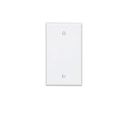 Cooper Wiring Pj13w 1 Gang Blank Box Mount Wall Plate Screw Polycarbonate White Pack Of 20 