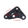 Motorcycle Brake Caliper Adapter Mount Support Cnc Aluminium Replacement For Gts300 Gtv300 2020 B Black