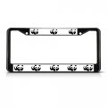 Fastasticdeals Panda Bear Animal License Plate Frame Tag Holder Cover 