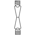 Spot Welding Tip 40211 Air Cooled Standard Type 2 Pack 