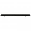 Aintier 1 Set Aluminum Spoiler Wing Compatible For Universal Matte Black Rear Trunk Tail