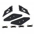 Aintier 1 Set Aluminum Spoiler Wing Compatible For Universal Matte Black Rear Trunk Tail