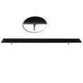 Aintier 1 Set Aluminum Spoiler Wing Compatible For Universal Matte Black Rear Trunk Tail