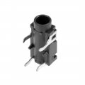 Uxcell 50pcs Pcb Mount 3 5mm 4 Pin Socket Headphone Stereo Jack Audio Video Connector Black Pj321