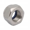 Uxcell 4pcs M14 X 1 5mm Pitch Metric Fine Thread 304 Stainless Steel Hex Lock Nuts