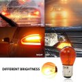 Usonline911 10x 1157 P21 1157na 3500k Amber Universal Tail Lamp Turn Signal Parking Reverse Bulb