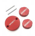 Xkh- Motorcycle Red Fliud Reservoir Cap Compatible With Late Monster Series Supersport Ss Series 748 851 888 916 996 998