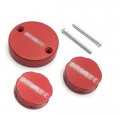Xkh- Motorcycle Red Fliud Reservoir Cap Compatible With Late Monster Series Supersport Ss Series 748 851 888 916 996 998