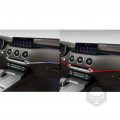 Nvcnx Real Premium Carbon Fiber Car Dashboard Decoration Strip Dash Cover Compatible With Kia Stinger Gt 2018 2019 2020 2021