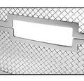 Zmautoparts 15 Chevy Silverado Front Upper Stainless Steel Mesh Grille Grill Chrome