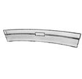 Zmautoparts 15 Chevy Silverado Front Upper Stainless Steel Mesh Grille Grill Chrome 