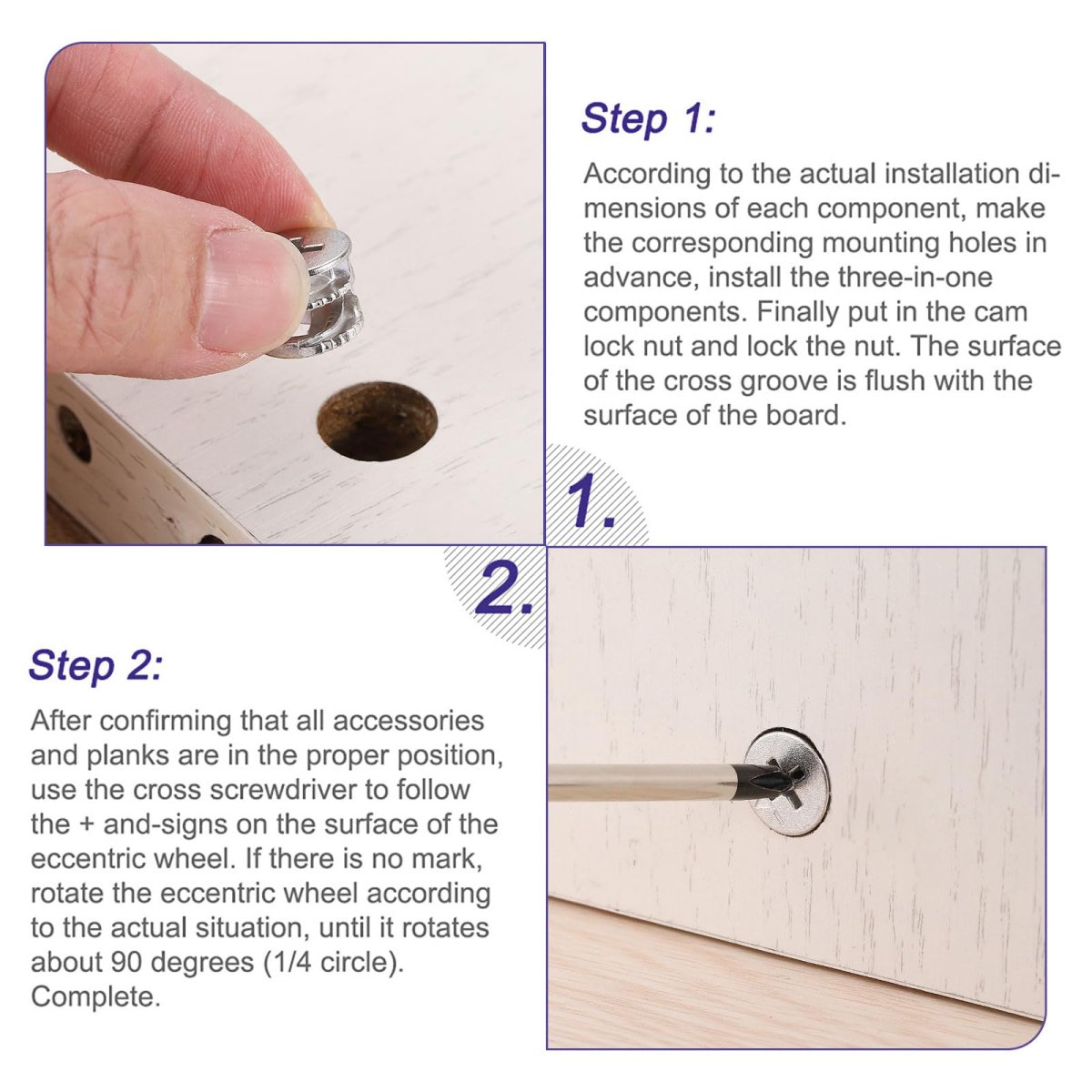 Cam Lock Nut For Furniture 10pcs 12x10mm Joint Connector Locking Nuts Connecting Fittings