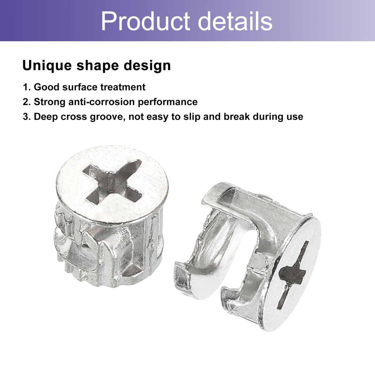 Cam Lock Nut For Furniture 10pcs 12x10mm Joint Connector Locking Nuts Connecting Fittings