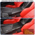 Armrest Box Panel Cover Compatible With Chevrolet Corvette C8 2020-2023 Abs Center Console Container Storage Tray Protection