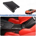 Armrest Box Panel Cover Compatible With Chevrolet Corvette C8 2020-2023 Abs Center Console Container Storage Tray Protection