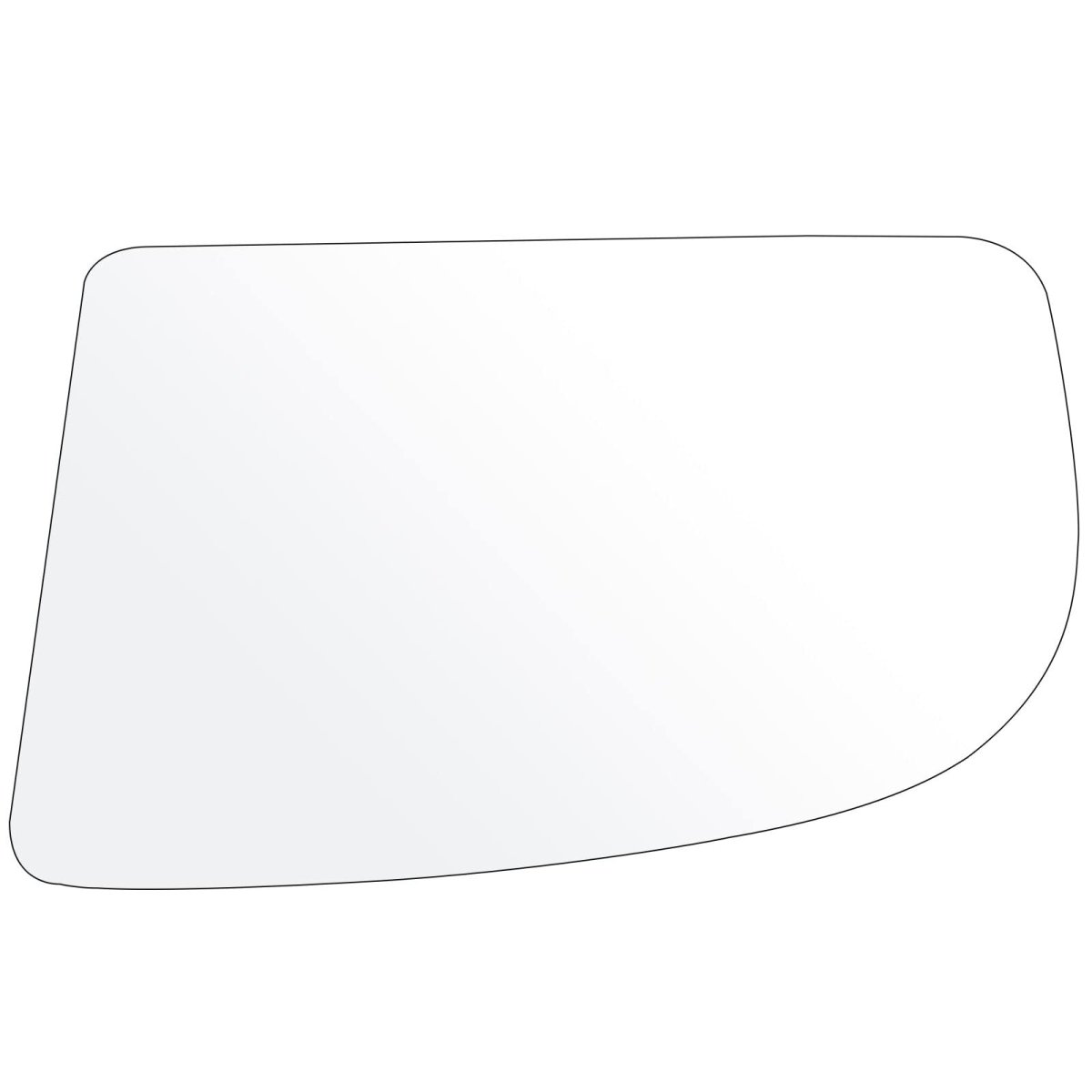 Tow Mirror Glass Left Side Upper Flat And Lower Convex