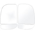 Tow Mirror Glass Left Side Upper Flat And Lower Convex 