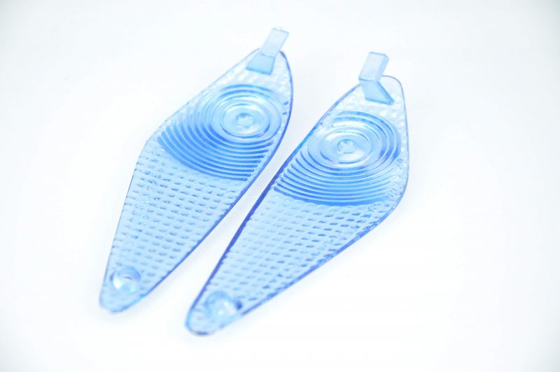 Bright2wheels Motorcycle Front Turn Signals Fit 01-09 Strada F4 F1000 Blue