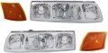 Evan Fischer Headlight Kit For 2005 Saturn Vue With Bulbs Driver And Passenger Side Gm2503253 Gm2502253 Gm2550188 Gm2551188 