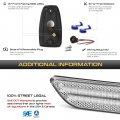 Vipmotoz 5pc Full Led Chrome Roof Cab Clearance Running Lights Compatible With 1988-2000 Chevy Gmc C K 1500 2500 3500 Pickup